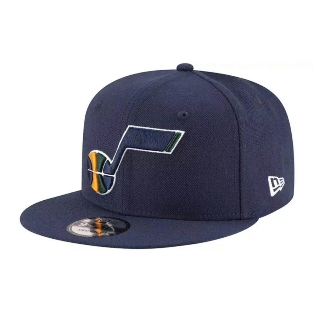 New Era 9FIFTY Men’s Utah Jazz NBA Snapback Fitted Hat NWT Blue size 7 1/8